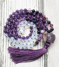 Load image into Gallery viewer, 108 Mala Bead Necklace charged by Reiki with Zen
